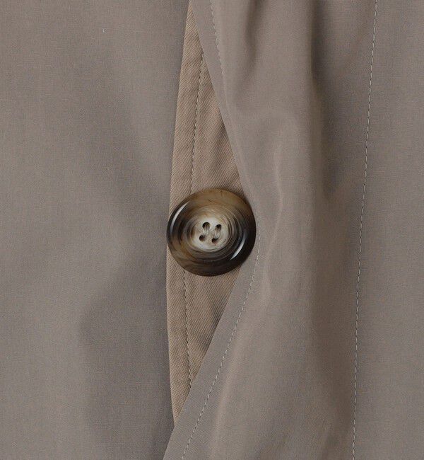 SHIPS「CARRARO: コットン/ナイロン ステンカラー コート」|ステンカラーコート|