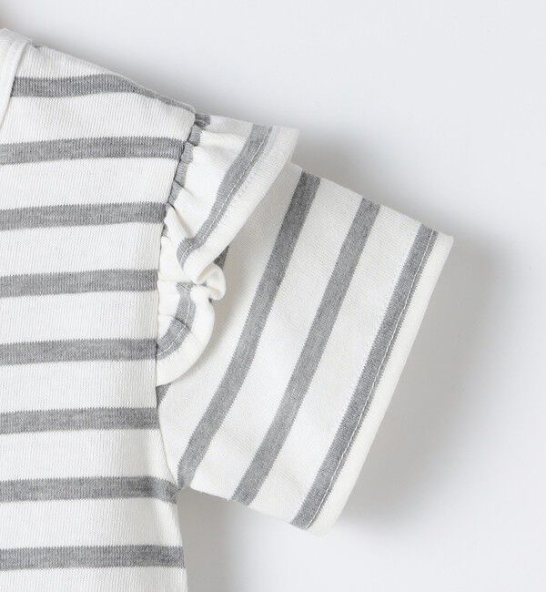 SHIPS KIDS「SHIPS KIDS:100～130cm / ボーダー フリル ワンピース」|ワンピース|