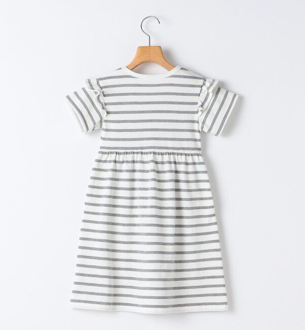 SHIPS KIDS「SHIPS KIDS:100～130cm / ボーダー フリル ワンピース」|ワンピース|