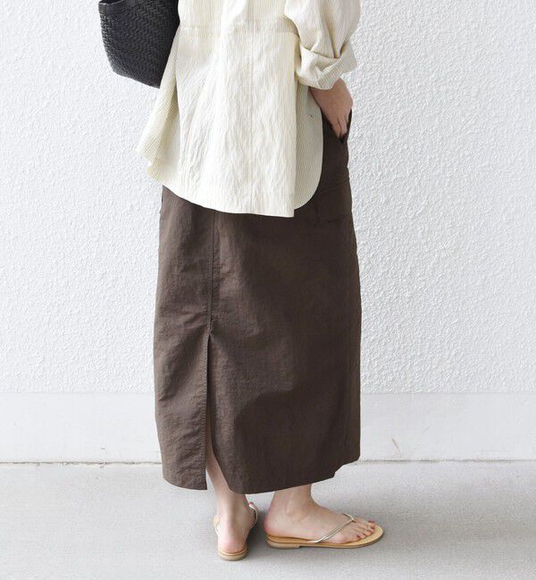 SHIPS for women「《予約》【SHIPS別注】GUNG HO:〈洗濯機可能〉SLD カーゴ スカート」|スカート|