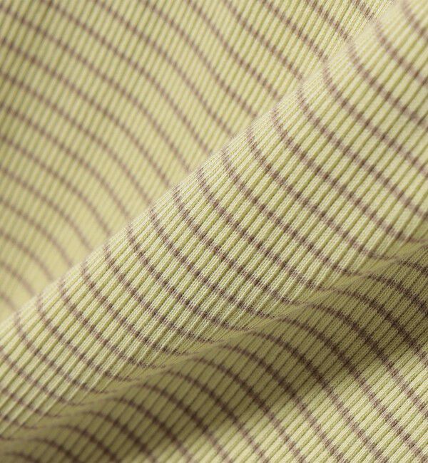 SHIPS any「Healthknit:〈洗濯機可能〉カップ付き リブ ボーダー タンクトップ」|インナー|