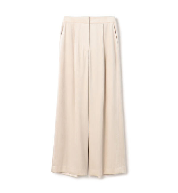 Ballsey「マットベルベット セミワイドパンツ」|その他|