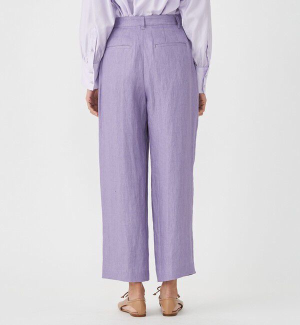 MACPHEE「 ヘンプツイル タックテーパードパンツ」|その他|