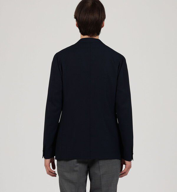 TOMORROWLAND MENS「Super120'sウールポリエステル ホップサック シングルブレステッド2Bジャケット」|テーラードジャケット|