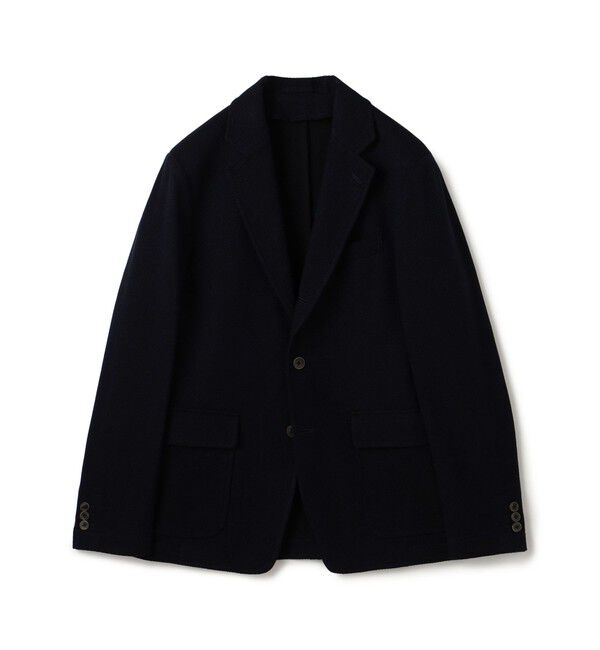 TOMORROWLAND MENS「ウールコットン シングルブレステッド3Bジャケット SONDRIO」|テーラードジャケット|69 ネイビー