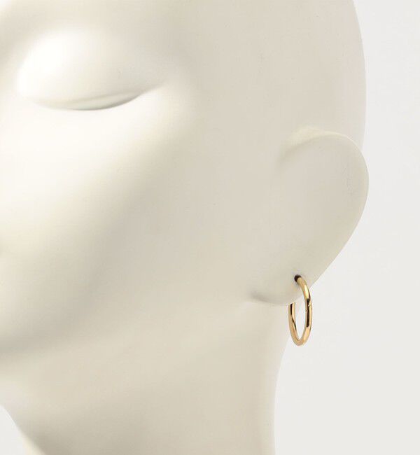 TOMORROWLAND GOODS「LAURA LOMBARDI Mediam Seamless ゴールドピアス」|ピアス|