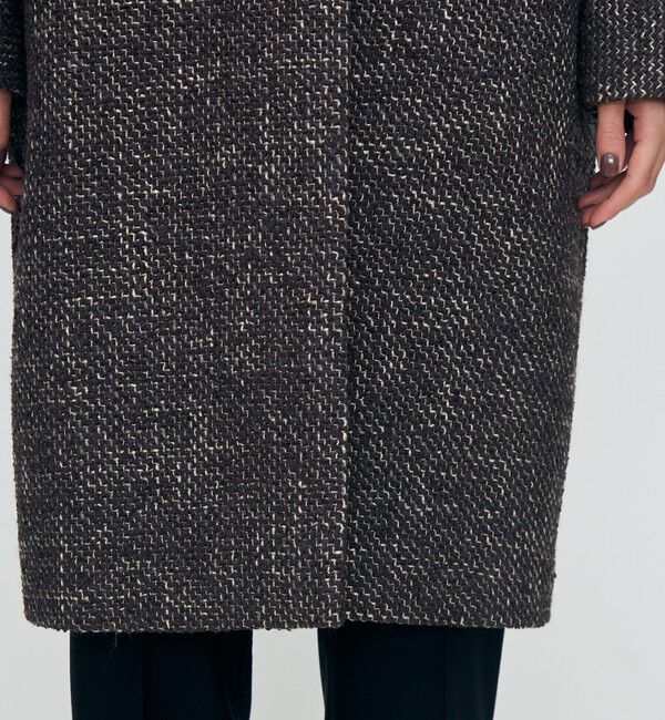 TOMORROWLAND collection「ブークレー Vカラードルマンスリーブコート」|ノーカラーコート|