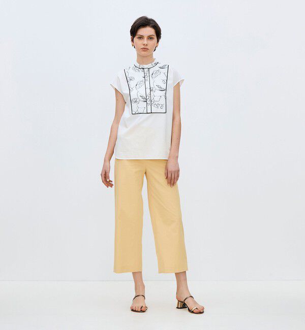 TOMORROWLAND collection「【WEB先行予約】フルッタエンブロイダリー フレンチブザムブラウス」|シャツ・ブラウス|