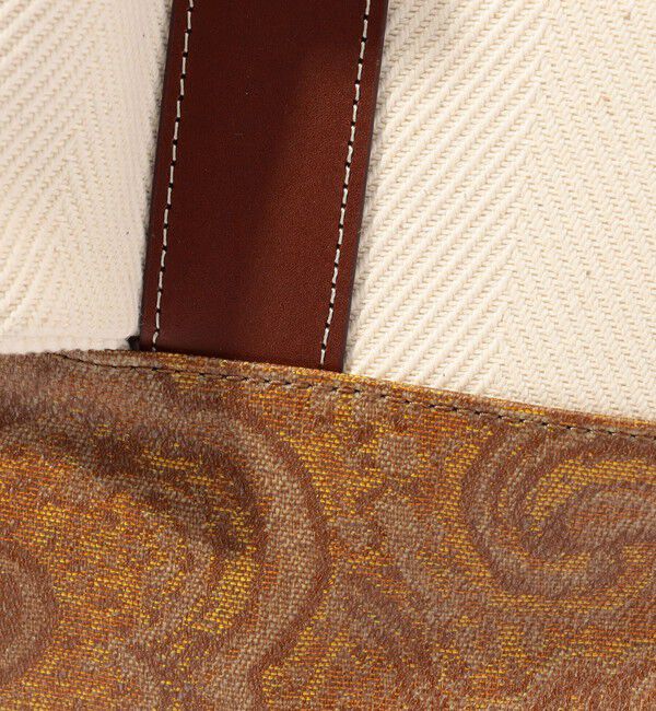 TOMORROWLAND GOODS「A VACATION LAND MUSTARD PAISLEY トートバッグ」|トートバッグ|