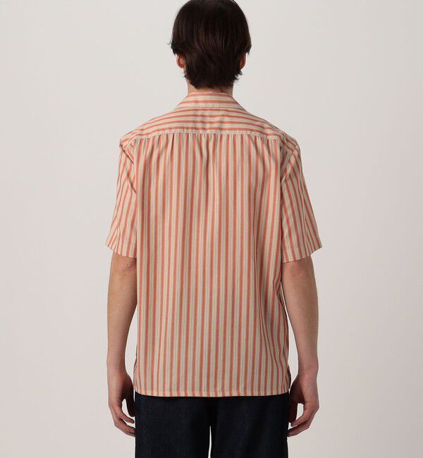 TOMORROWLAND MENS「【別注】Salbatore Piccolo BRYAN コットンレーヨンストライプ オープンカラー ハーフスリーブシャツ」|シャツ・ブラウス|