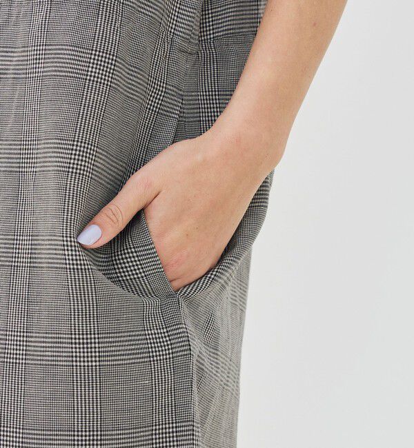 GALERIE VIE「リネンキュプラシルクコンパクト チェスターカラーオールインワン」|オールインワン|