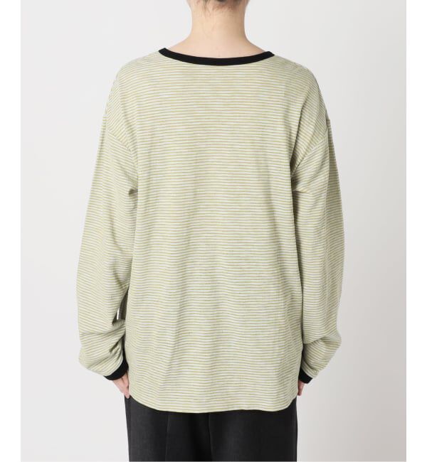  「《追加》[THE MOOD]スラブボーダーロングTシャツ」|Tシャツ・カットソー|