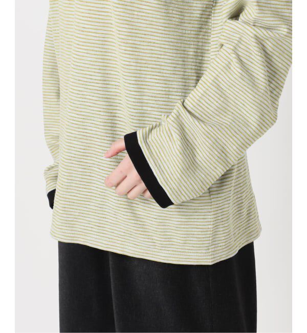  「《追加》[THE MOOD]スラブボーダーロングTシャツ」|Tシャツ・カットソー|