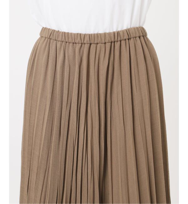 IENA「シアーメッシュプリーツスカート」|スカート|