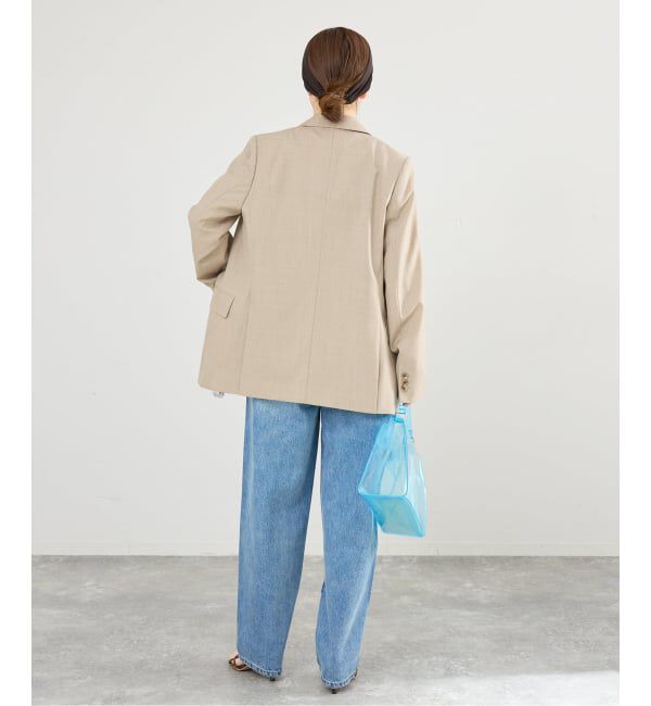 IENA「ツイルダブルブレストジャケット」|テーラードジャケット|