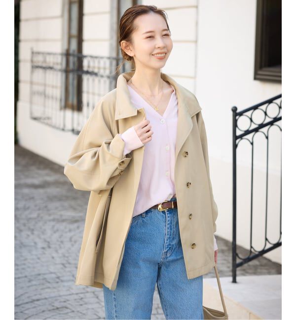 SLOBE IENA「《WEB限定/追加3》撥水テントラインコート」|その他|