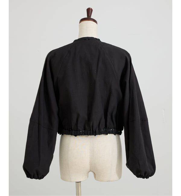 IENA「フラワージャガードボリュームブラウス」|シャツ・ブラウス|