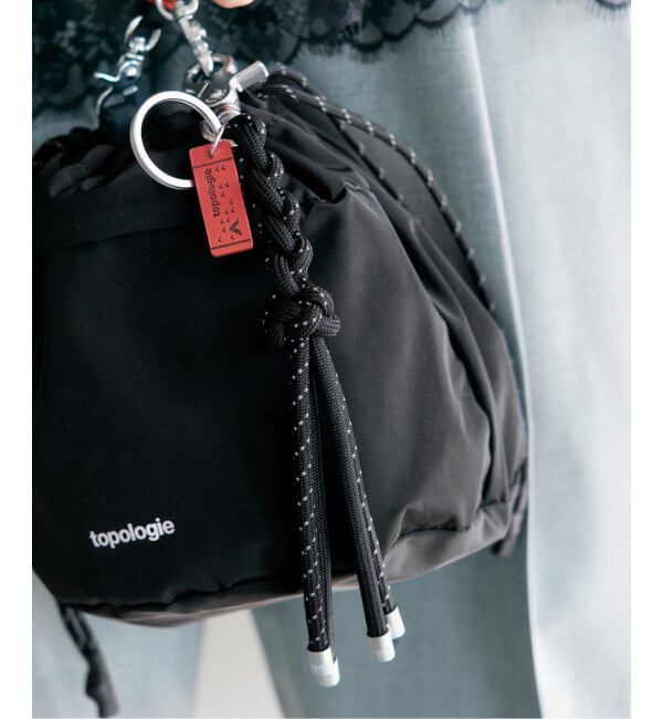 IENA「TOPOLOGIE sinnet Keychain キーチェーン TP-WST-SKCBKR-00/TE」|キーケース|ブラック