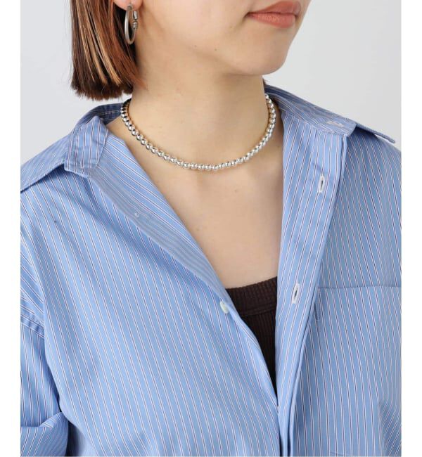 SLOBE IENA「《追加》SLOBE メタルビーズショートネックレス」|ネックレス|