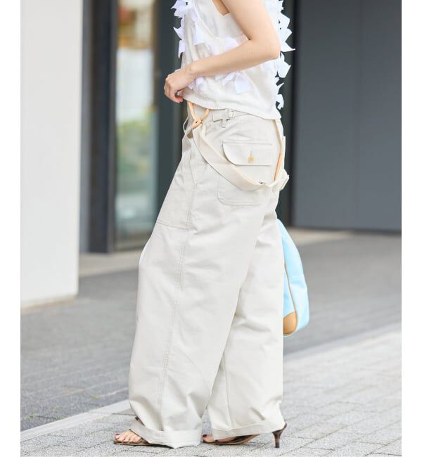 IENA「PEACEFUL DAYS/ピースフルデイズ サスペンダーPT パンツ」|その他|