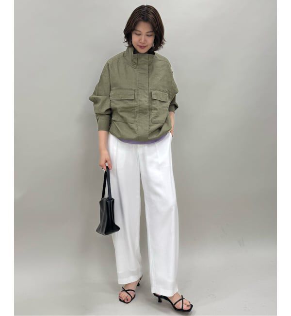 SLOBE IENA「綿麻スタンドブルゾン」|その他|