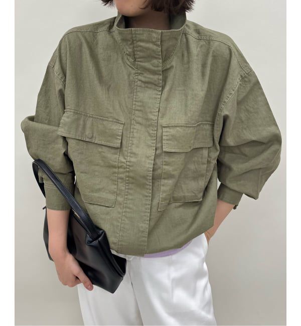 SLOBE IENA「綿麻スタンドブルゾン」|その他|