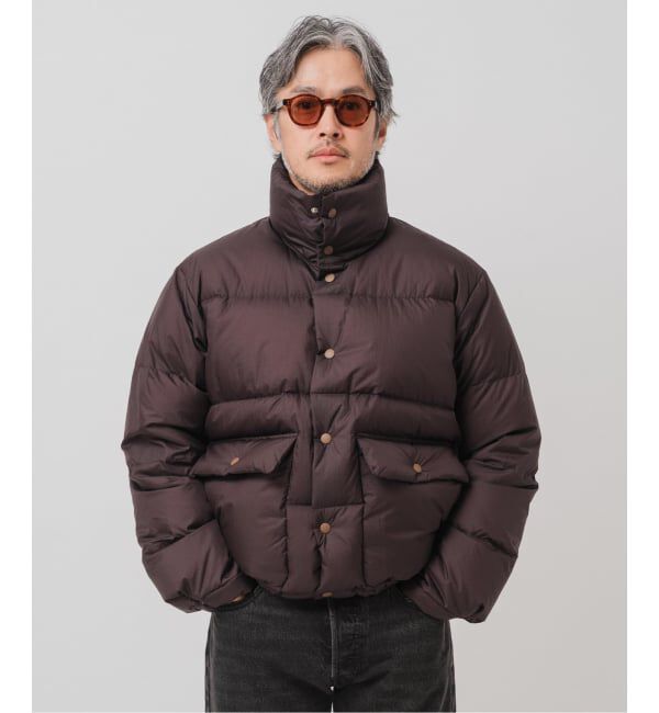 EDIFICE「E. MICRO LIP ダウンブルゾン」|ダウン|ブラウン