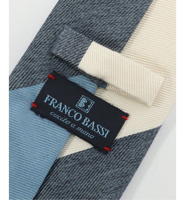 EDIFICE「FRANCO BASSI (フランコ バッシ) Twill Wide Stripe タイ」|ネクタイ・蝶ネクタイ|