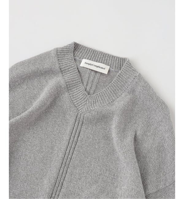 PULP「SimplyComplicated/シンプリーコンプリケイテッド V NECK KNIT SWEATER」|ニット・セーター|