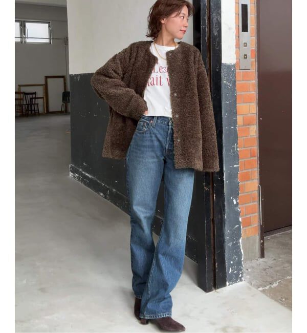 JOURNAL STANDARD relume「ボアカラーレスジャケット」|その他|