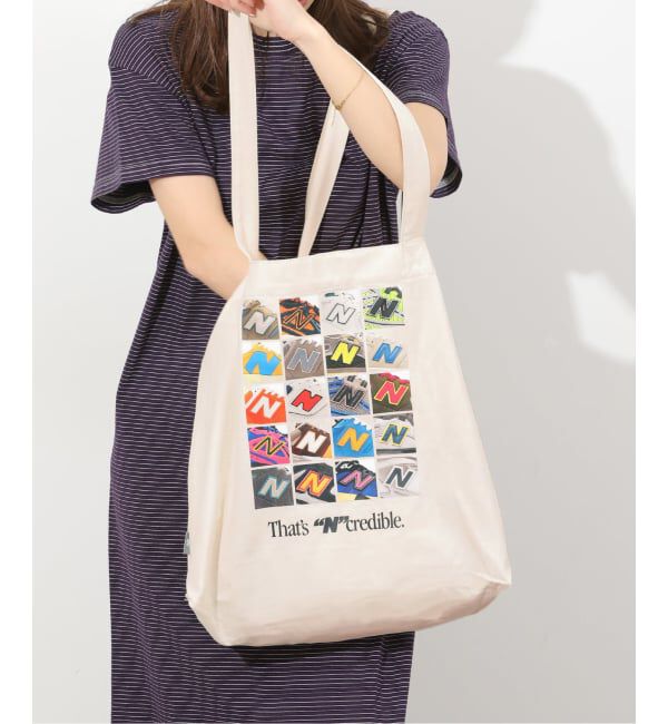 JOURNAL STANDARD relume「《WEB限定》【NEW BALANCE/ニューバランス】グラフィックトート」|トートバッグ|ホワイト B