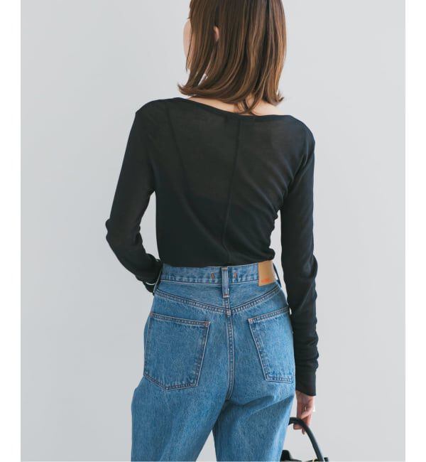 NOBLE「《追加3》シアーテレコロングスリーブプルオーバー」|Tシャツ・カットソー|