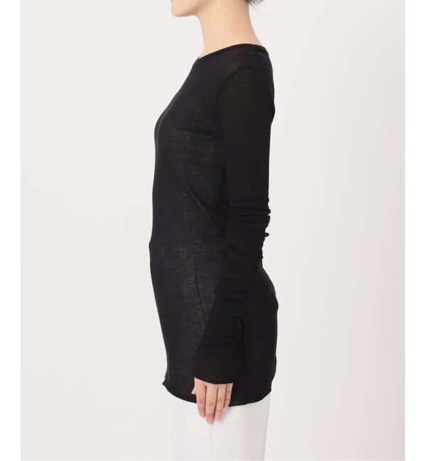 NOBLE「《追加3》シアーテレコロングスリーブプルオーバー」|Tシャツ・カットソー|