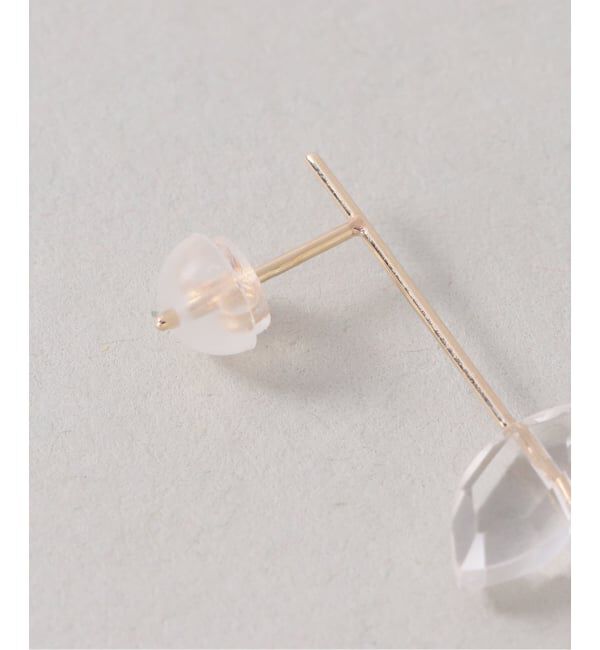 Lilas by Spick&Span「スラストクォーツピアス K10（片耳）」|ピアス|