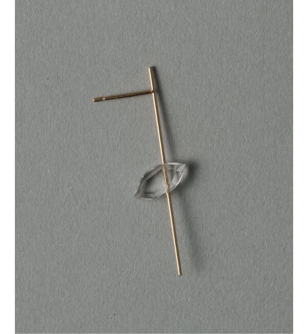 Lilas by Spick&Span「スラストクォーツピアス K10（片耳）」|ピアス|