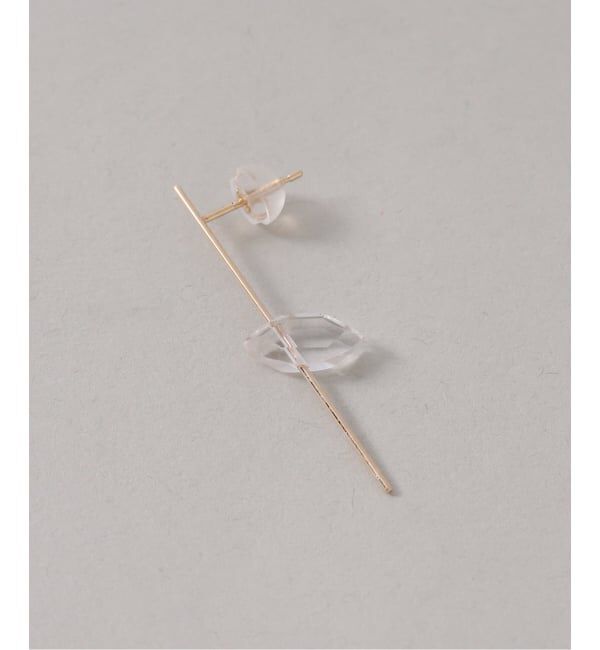 Lilas by Spick&Span「スラストクォーツピアス K10（片耳）」|ピアス|