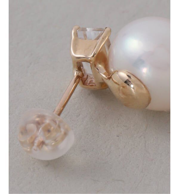 Lilas by Spick&Span「ポテトパール*ホワイトトパーズピアス K10（両耳）」|ピアス|