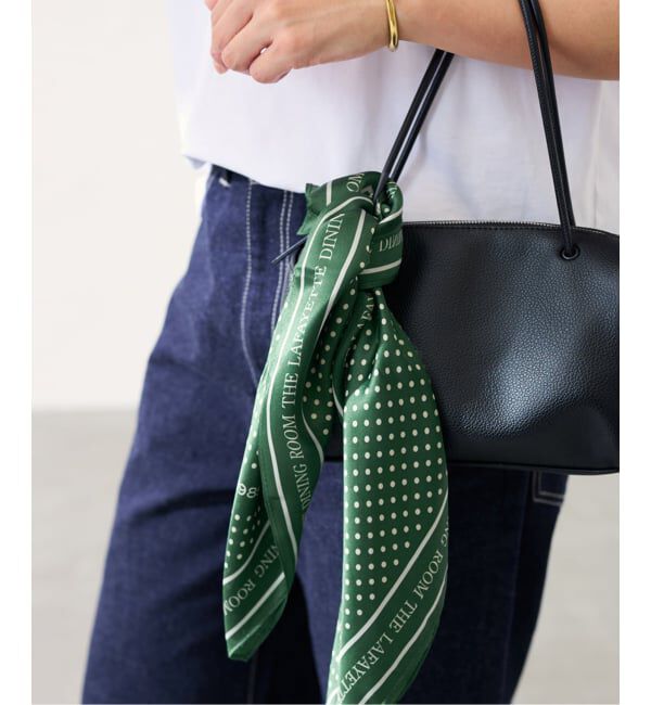 FRAMeWORK「GIFT SHOP 別注シルクバンダナ」|バンダナ・スカーフ|グリーン