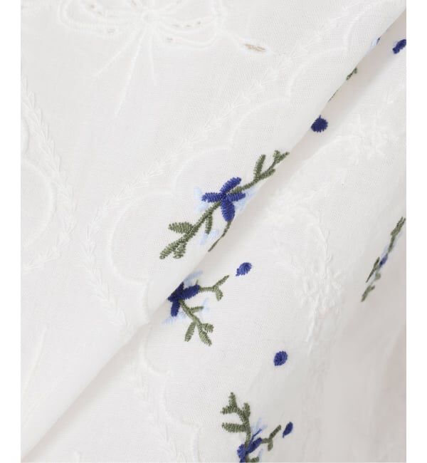 U by SPICK&SPAN「フレアシシュウキャミブラウス」|シャツ・ブラウス|