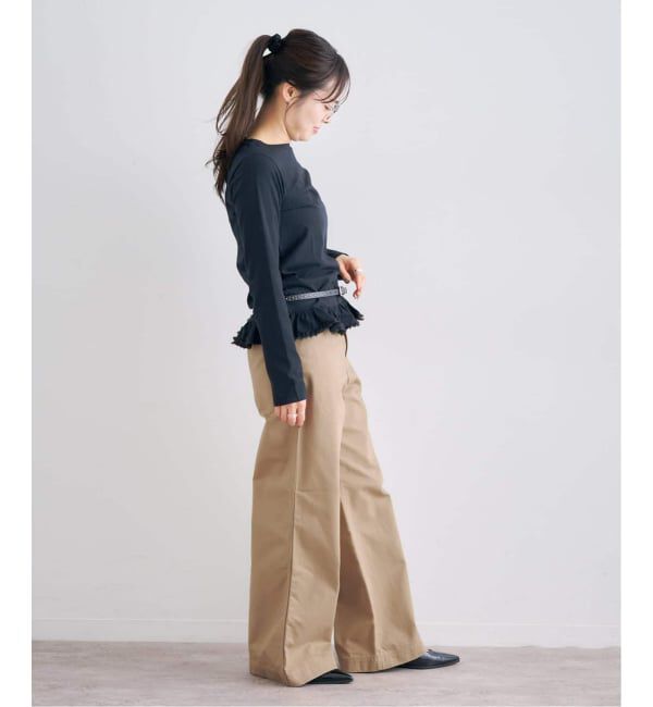 U by SPICK&SPAN「《新色 / 追加》ヴィンテージライクチノパンツ」|チノ|