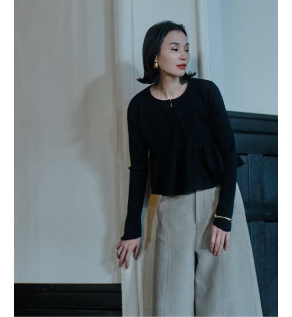 NOBLE「ELENI/エルニ マイクロミニレングスカーディガン」|カーディガン|