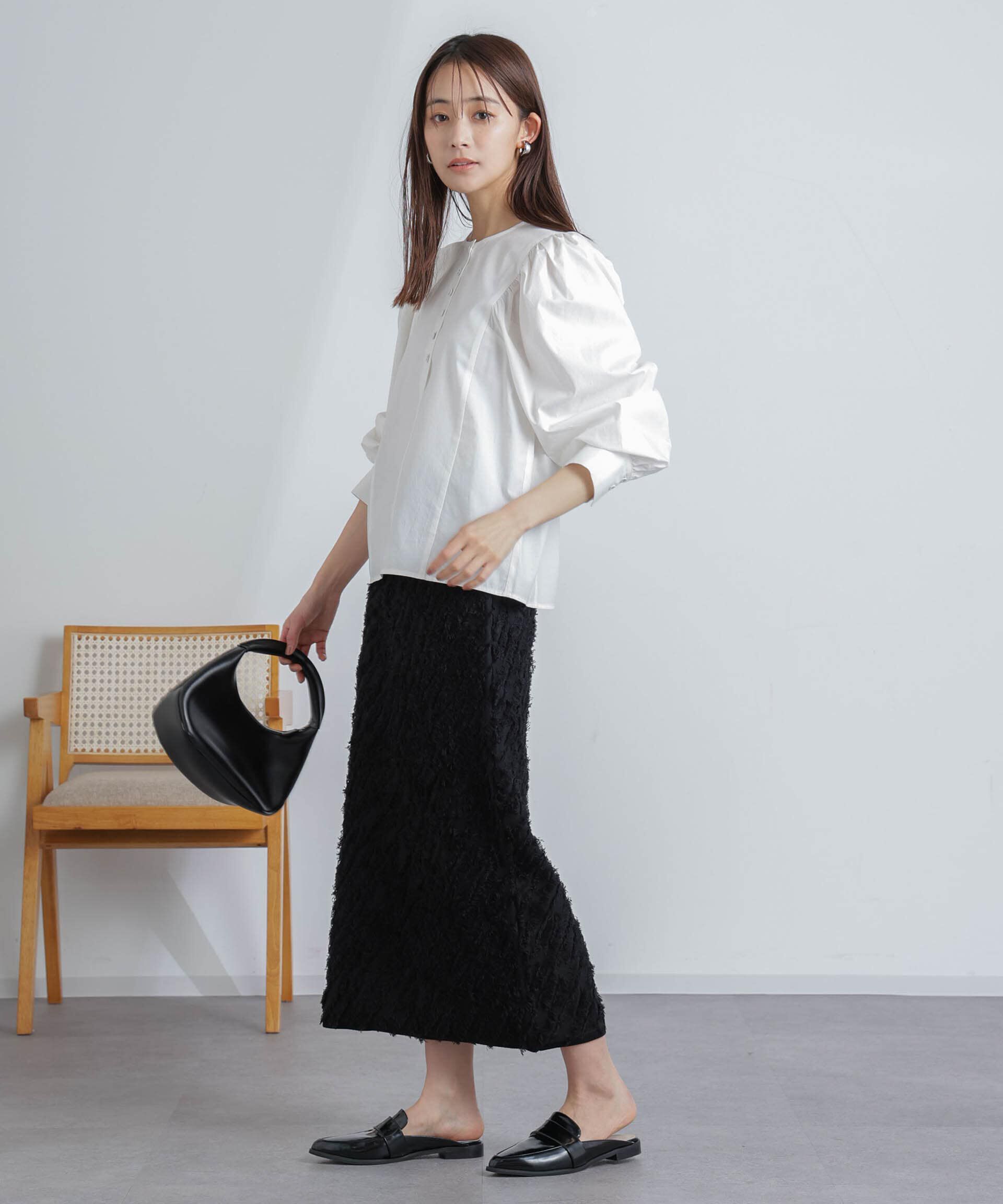 nano･universe「フリンジニットスカート(セットアップ可)」|スカート|