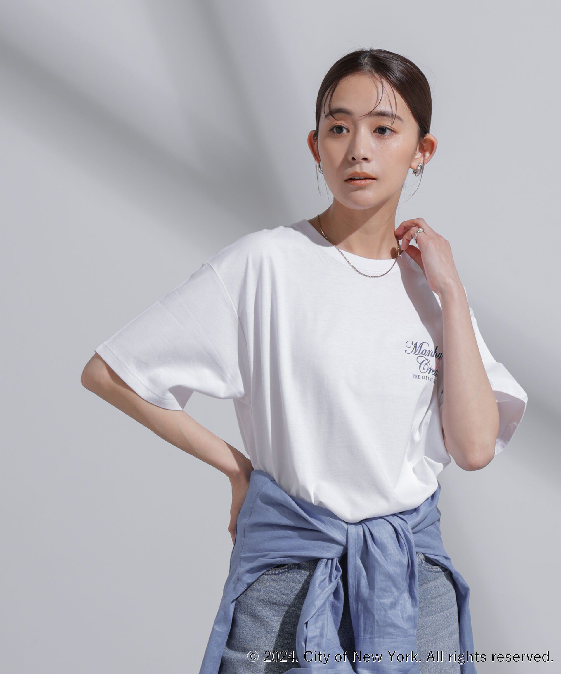 nano･universe「GOOD ROCK SPEED&times;Anti Soaked(R) 汗染み防止 NYC Tシャツ」|Tシャツ・カットソー|