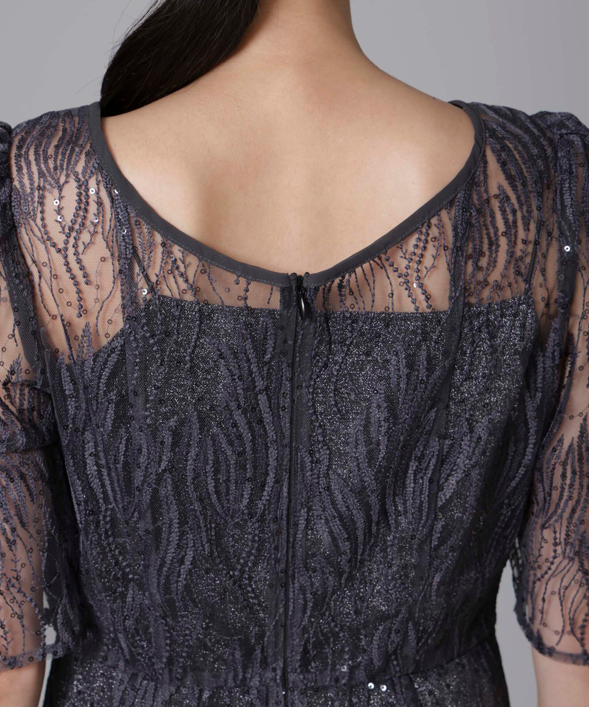 nano･universe「kaene/スパンコールアネモネドレス」|ワンピース|