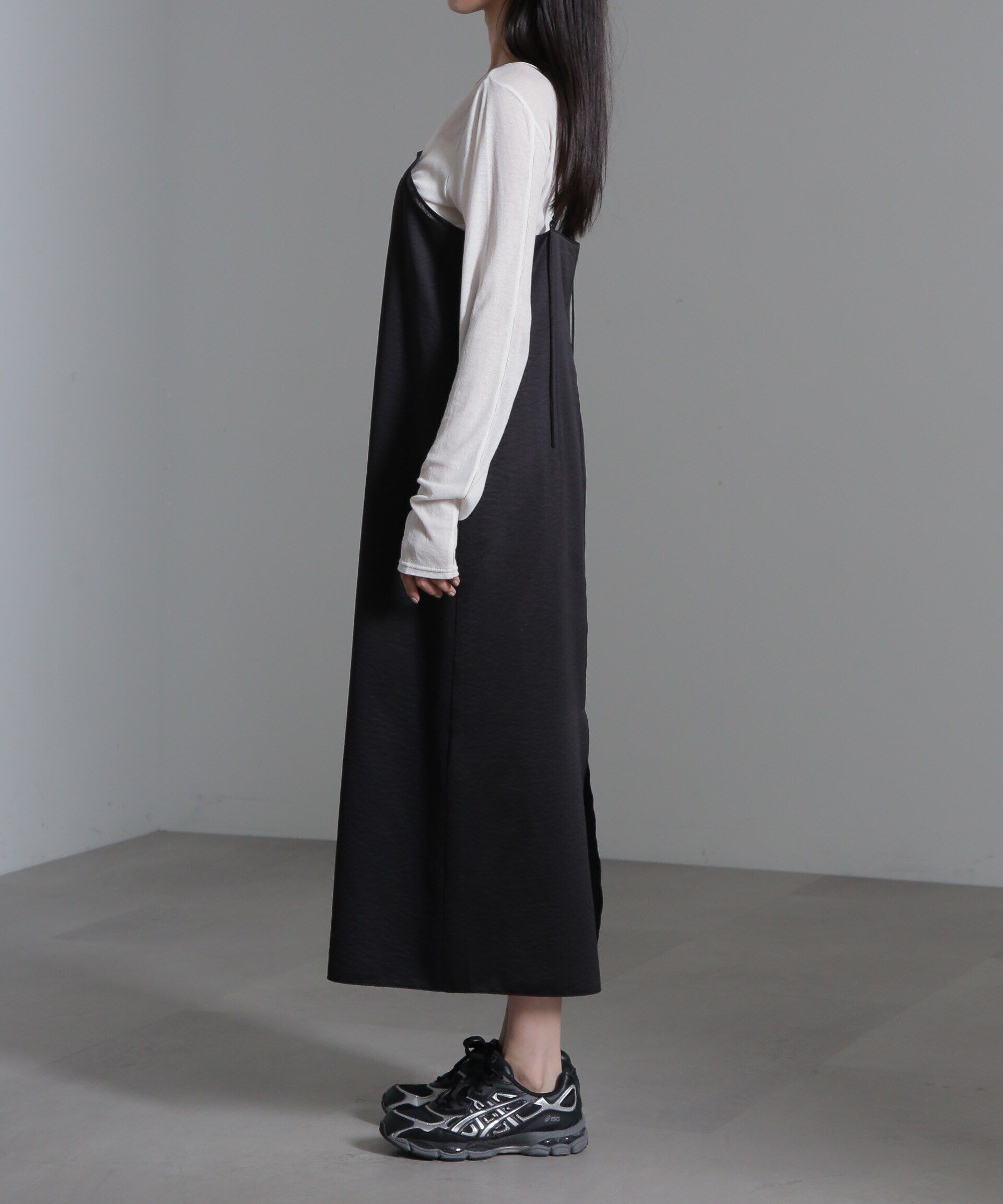 nano･universe「シアーパーツキャミワンピース」|ワンピース|