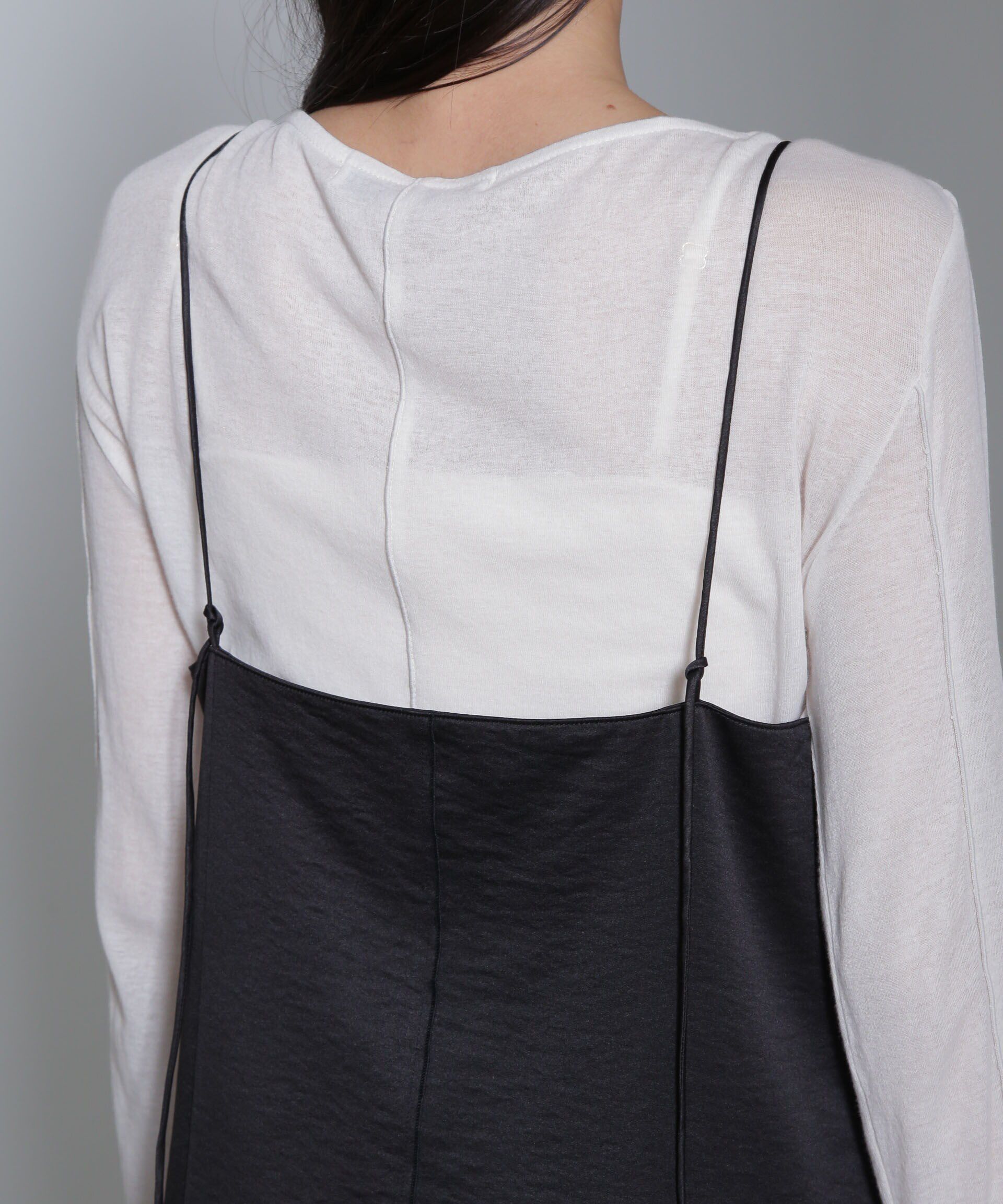 nano･universe「シアーパーツキャミワンピース」|ワンピース|