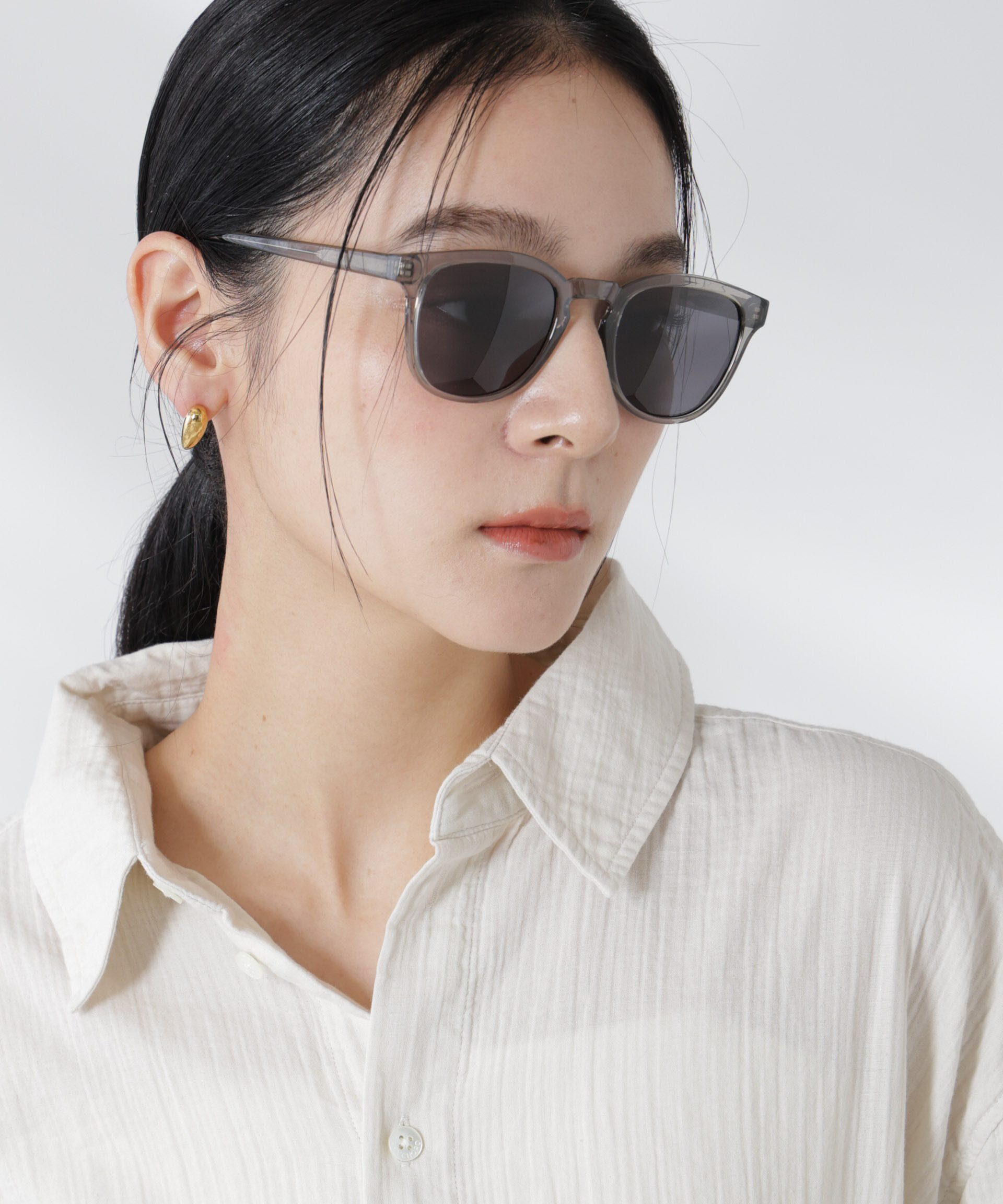 nano･universe「A.KJAERBEDE/BATE」|メガネ|グレー