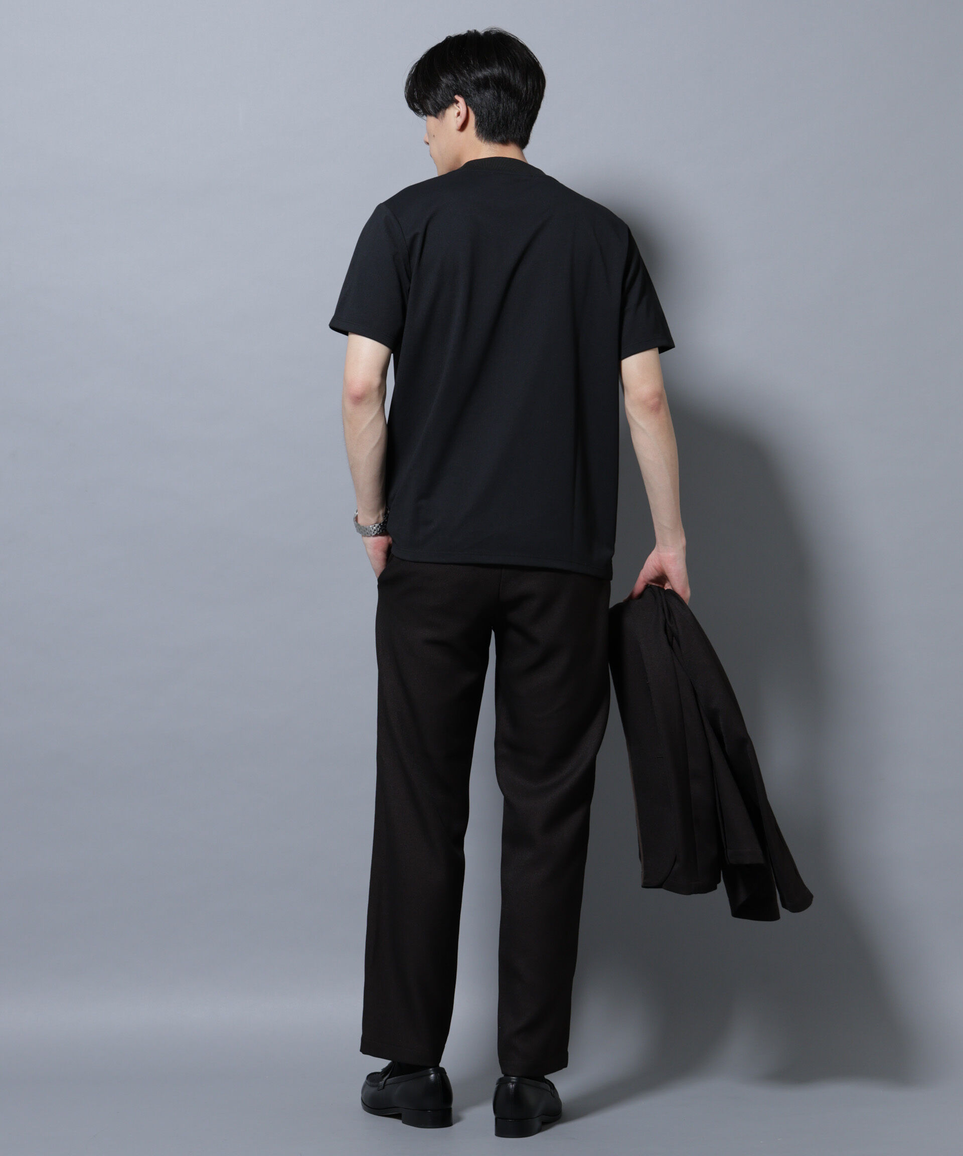 nano･universe「「N Tshirts」 AERO FREEZE 鹿の子ジャケT 半袖」|Tシャツ・カットソー|