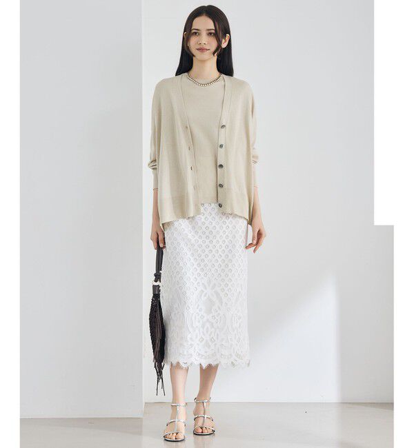 自由区「ドライシアーファインゲージ カーディガン」|カーディガン|