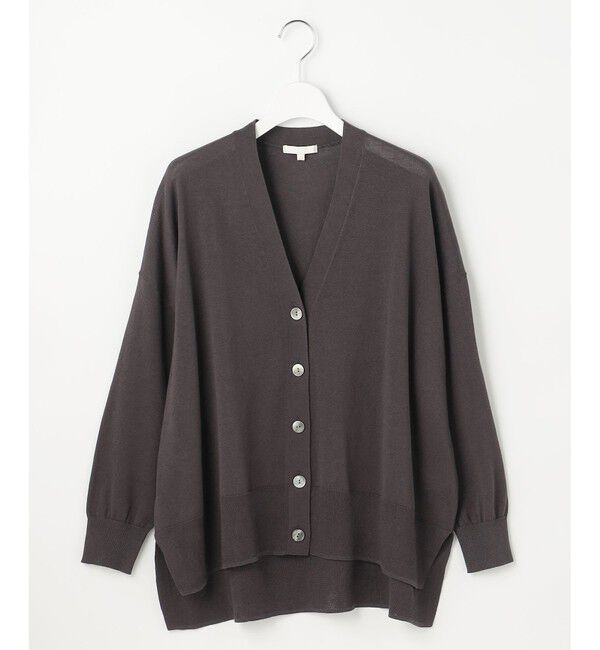 自由区「ドライシアーファインゲージ カーディガン」|カーディガン|